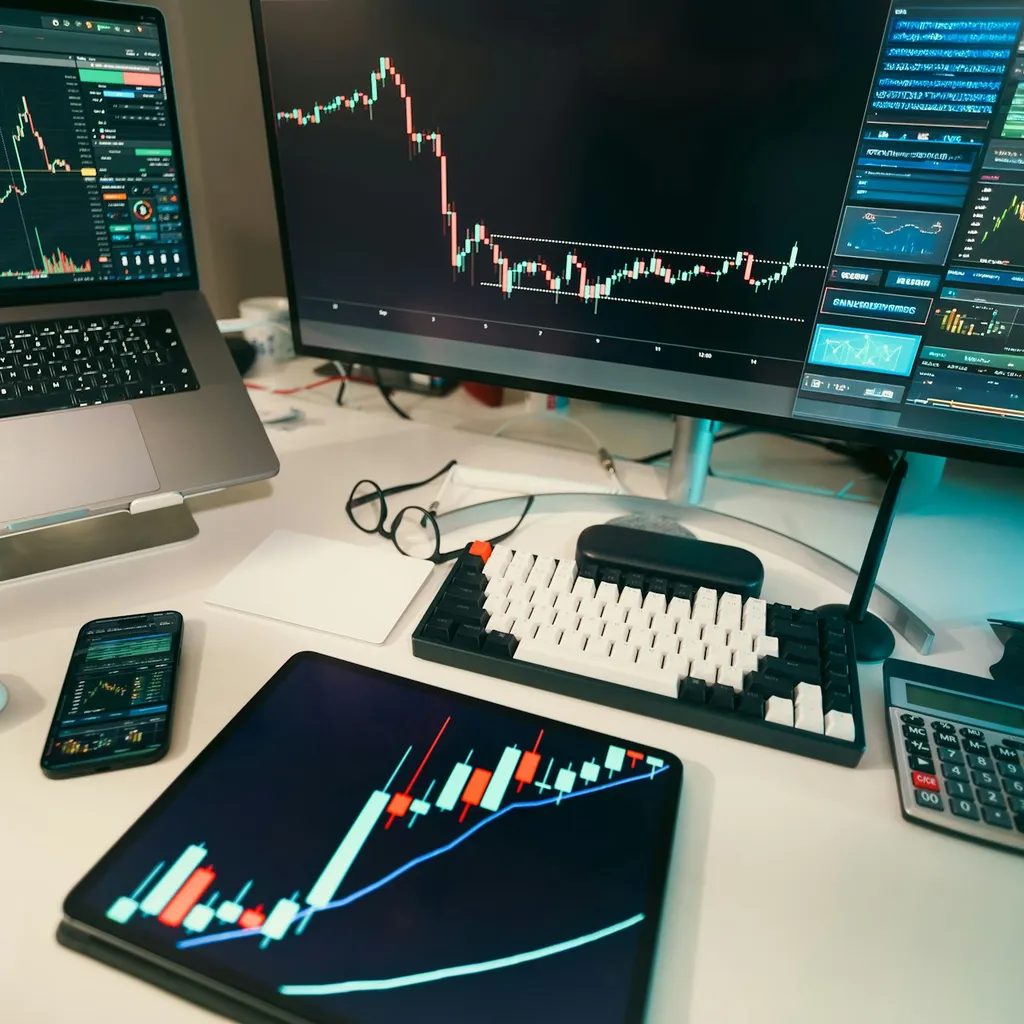 Trading floor with carbon dashboards